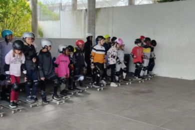Les skaters noiséens de niveau 2 au Cosa Nostra de Chelles